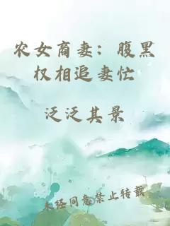 农女商妻：腹黑权相追妻忙