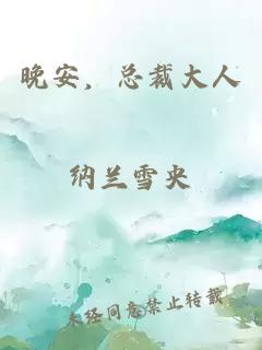 晚安，总裁大人