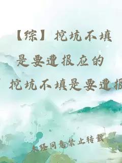 【综】挖坑不填是要遭报应的