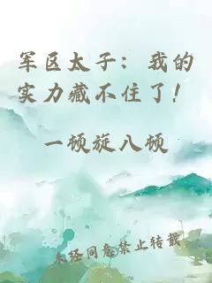 军区太子：我的实力藏不住了！