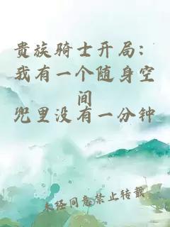 贵族骑士开局：我有一个随身空间