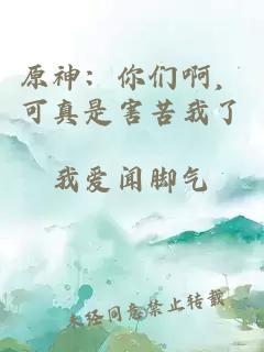 原神：你们啊，可真是害苦我了