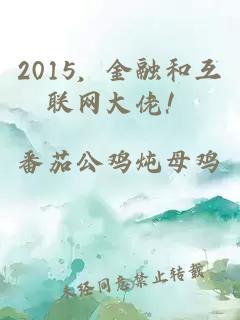 2015，金融和互联网大佬！