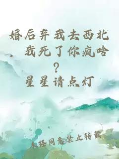 婚后弃我去西北，我死了你疯啥？