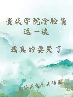 贵族学院冷脸萌这一块