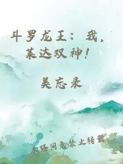 斗罗龙王：我，莱达双神！