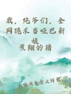 我，纯爷们，全网跪求当哑巴新娘