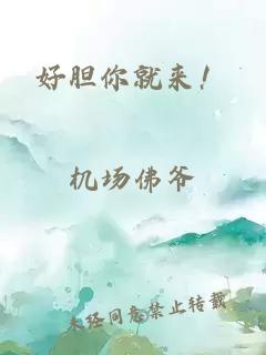 好胆你就来！