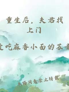 重生后，夫君找上门