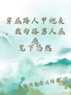 穿成路人甲炮灰，我勾搭男人成瘾