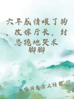 六年感情喂了狗，改嫁厅长，封总跪地哭求