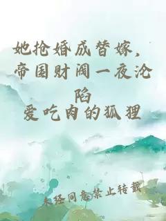 她抢婚成替嫁，帝国财阀一夜沦陷