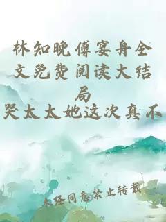 林知晚傅宴舟全文免费阅读大结局