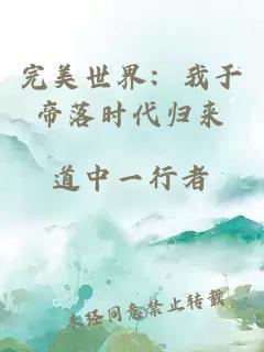 完美世界：我于帝落时代归来