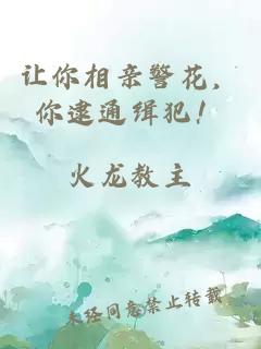 让你相亲警花，你逮通缉犯！