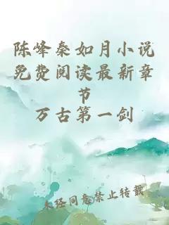 陈峰秦如月小说免费阅读最新章节