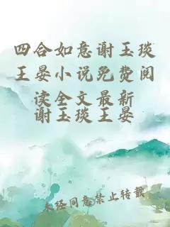 四合如意谢玉琰王晏小说免费阅读全文最新