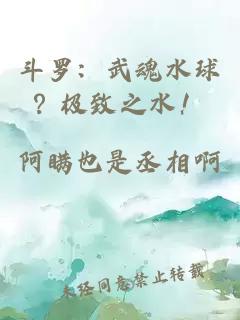 斗罗：武魂水球？极致之水！