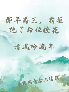 那年高三，我拒绝了两位校花