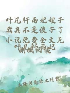 叶凡轩雨妃嫂子我真不是傻子了小说免费全文无删减阅读