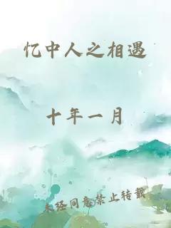 忆中人之相遇