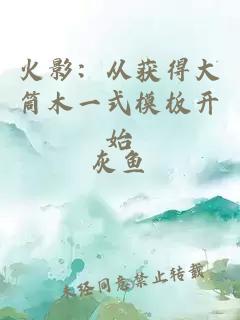 火影：从获得大筒木一式模板开始