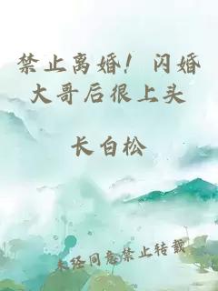 禁止离婚！闪婚大哥后很上头