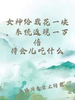 女神给我花一块，系统返现一万倍