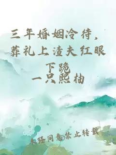 三年婚姻冷待，葬礼上渣夫红眼下跪