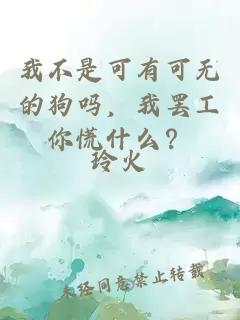 我不是可有可无的狗吗，我罢工你慌什么？
