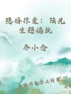 隐婚掠爱：陆先生超偏执