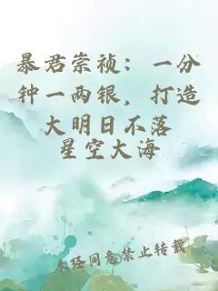 暴君崇祯：一分钟一两银，打造大明日不落