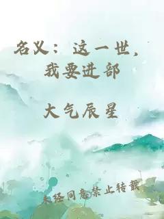 名义：这一世，我要进部
