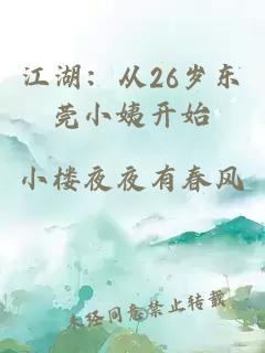 江湖：从26岁东莞小姨开始