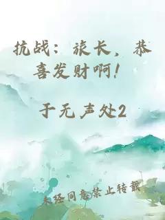 抗战：旅长，恭喜发财啊！