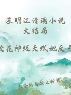 苏明江清璃小说大结局