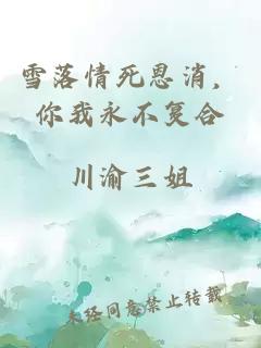 雪落情死恩消，你我永不复合