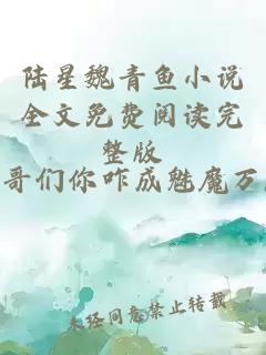 陆星魏青鱼小说全文免费阅读完整版
