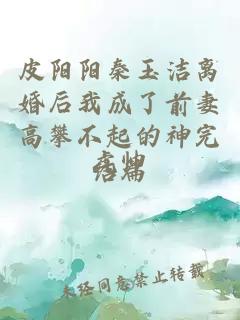 皮阳阳秦玉洁离婚后我成了前妻高攀不起的神完结篇