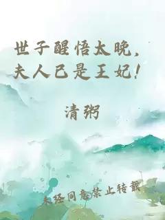 世子醒悟太晚，夫人已是王妃！