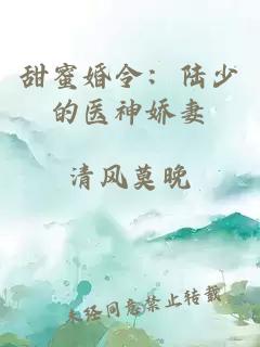 甜蜜婚令：陆少的医神娇妻