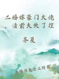 二婚嫁豪门大佬，渣前夫失了控
