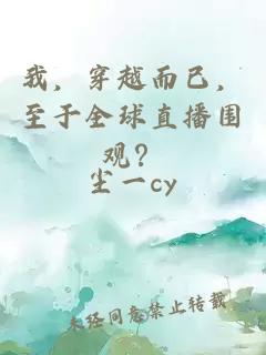 我，穿越而已，至于全球直播围观？