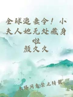 全球追妻令！小夫人她无处藏身啦