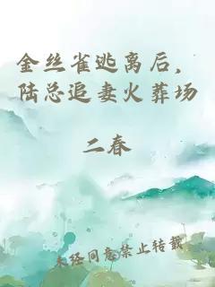 金丝雀逃离后，陆总追妻火葬场