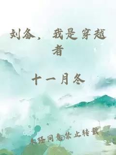 刘备，我是穿越者