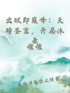 出狱即巅峰：天瞳鉴宝，开局休妻