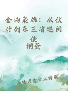 金沟枭雄：从伙计到东三省巡阅使