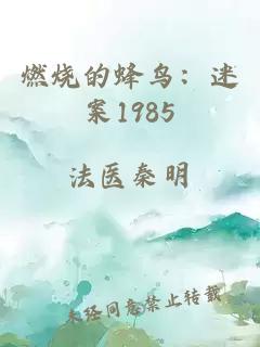 燃烧的蜂鸟：迷案1985