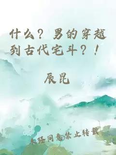什么？男的穿越到古代宅斗？！